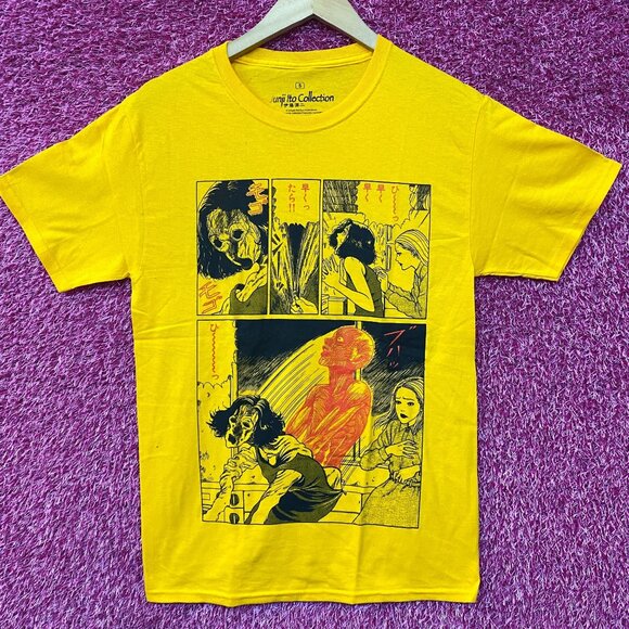 Junji Ito Collection Flesh Colored Horror Manga Panel T-Shirt Small - Picture 1 of 4